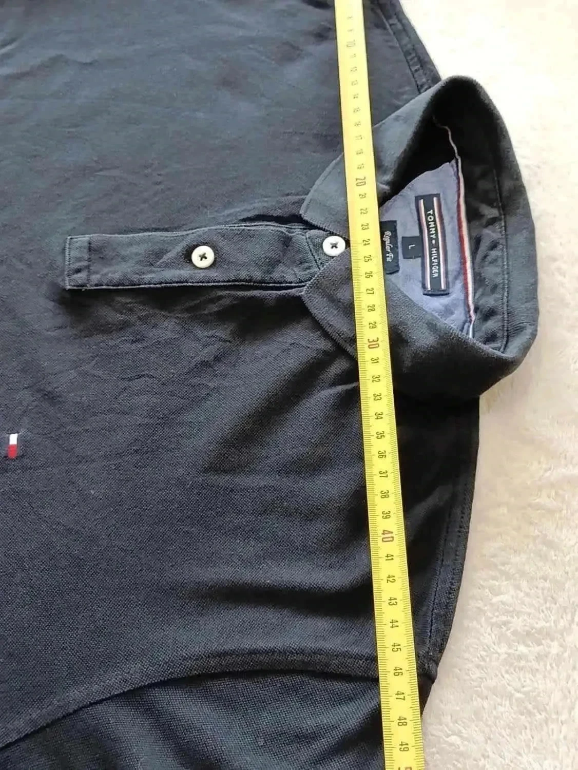 Polo Tommy Hilfiger preto Tamanho L – photo 10